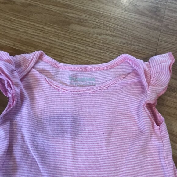 Baby Girl Short Sleeve One Piece Lot Of 7 Size 3-6M Mixed Patterns - Picture 8 of 16